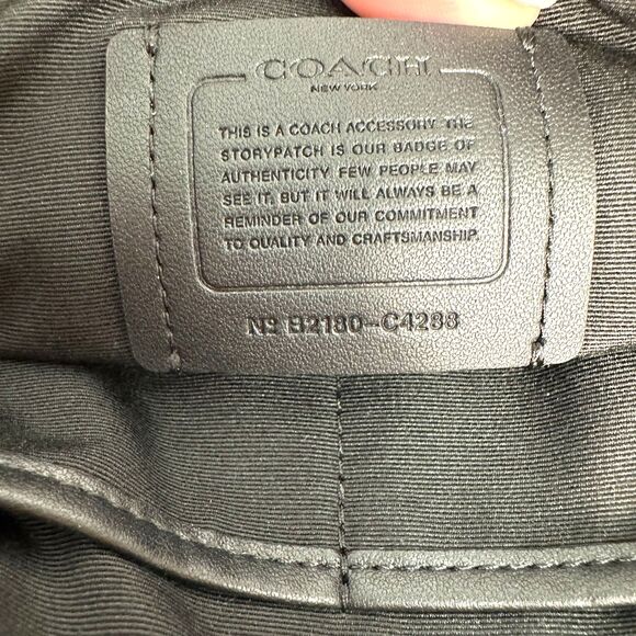 Coach C4288 Carryall Pouch in Colorblock Blue Red - Picture 2 of 4